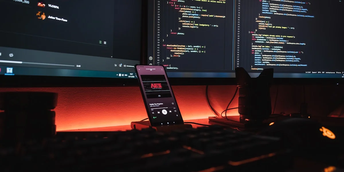 Python-Code auf einem Laptop-Bildschirm mit Testausgaben im Terminal