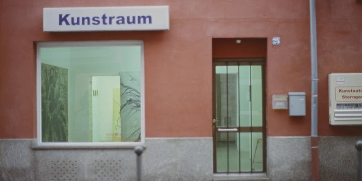 a sign above a door