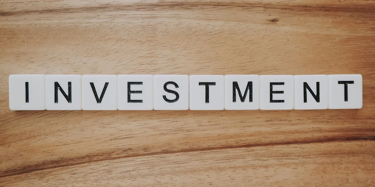 Investment Scrabble text