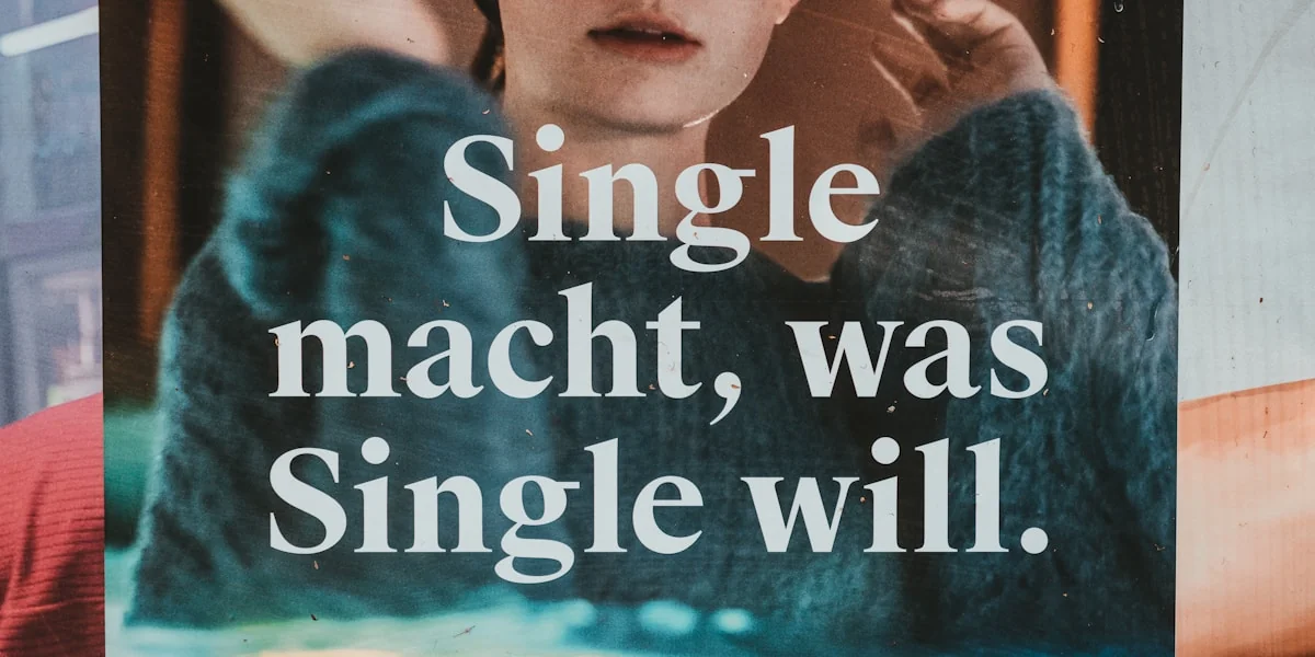 Single Macht, was single will text