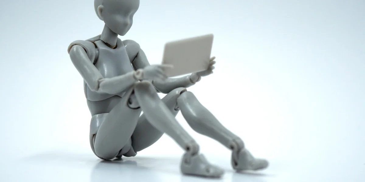 puppet using tablet