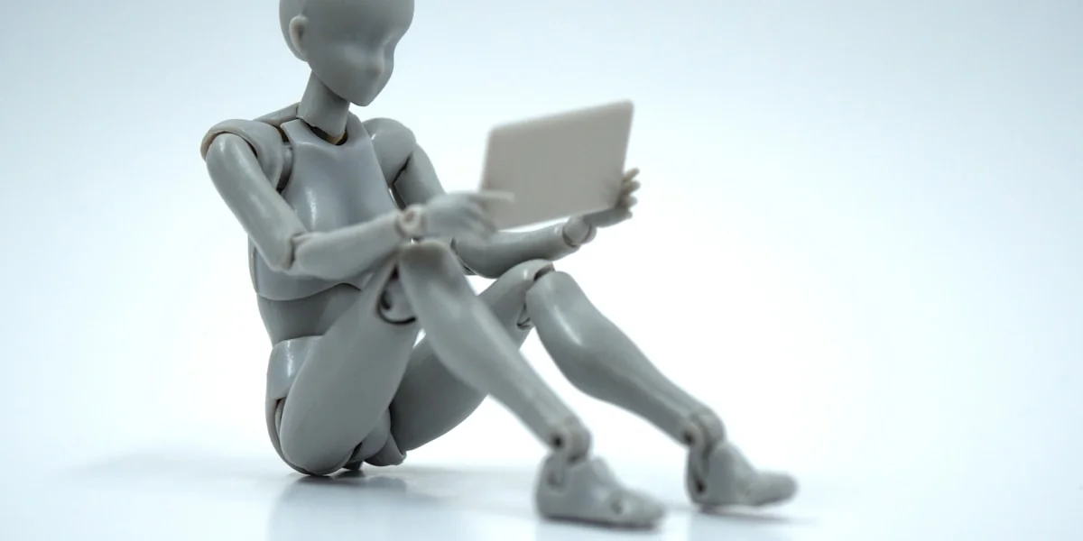 puppet using tablet