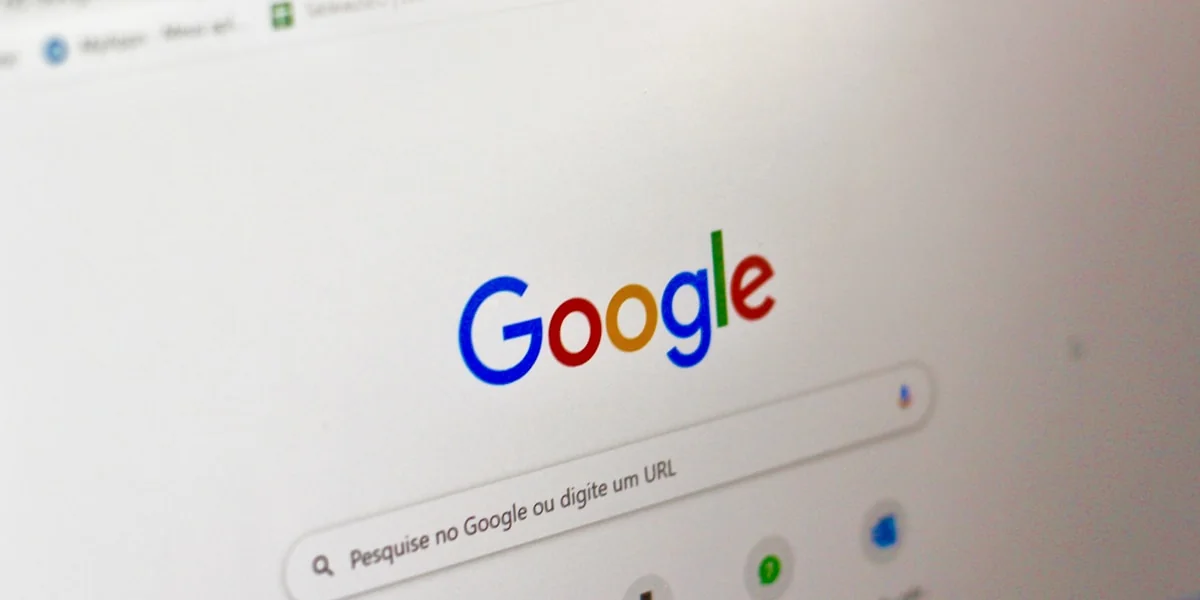 computer screen showing google search