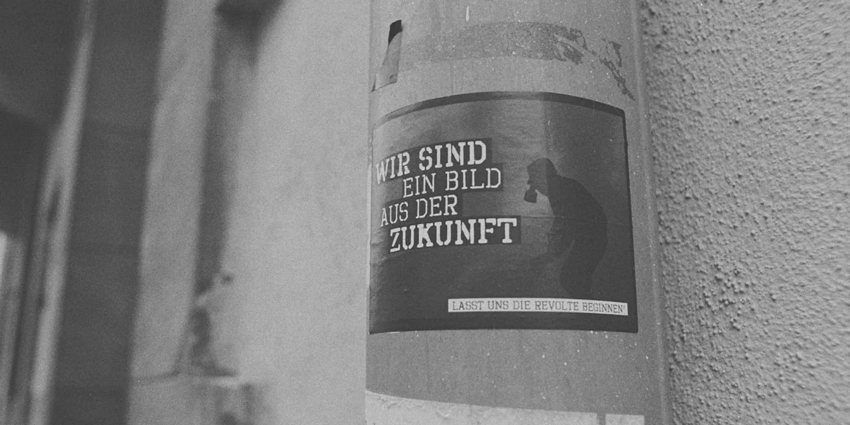 a sign on a wall