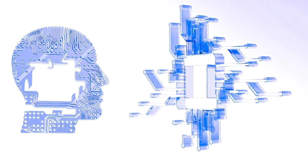 a computer chip in the shape of a human head