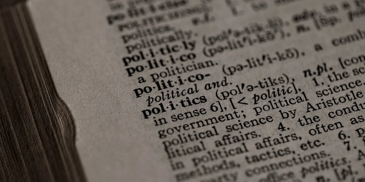 a close up of a book with some type of text on it