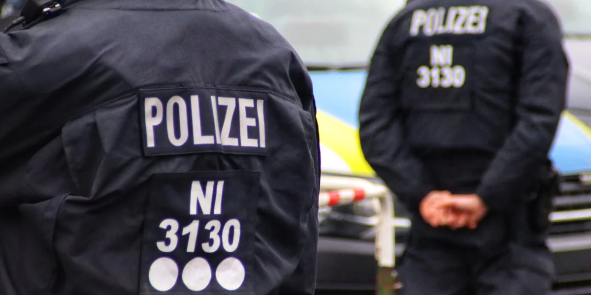 two police officers standing next to each other