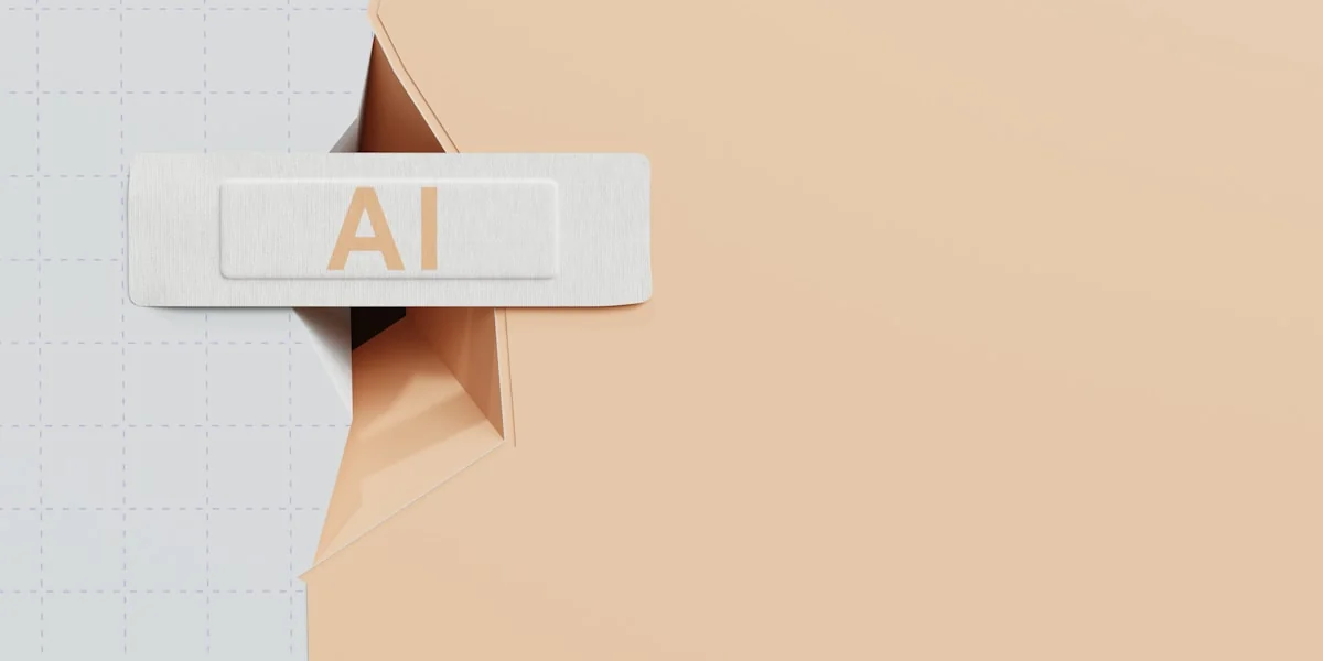 A name tag with ai written on it