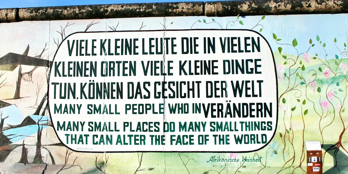white and green quote board