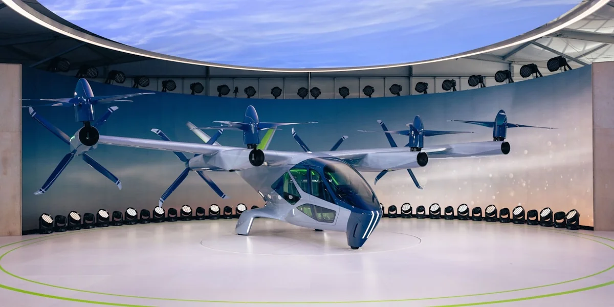 a model of a plane on display in a museum