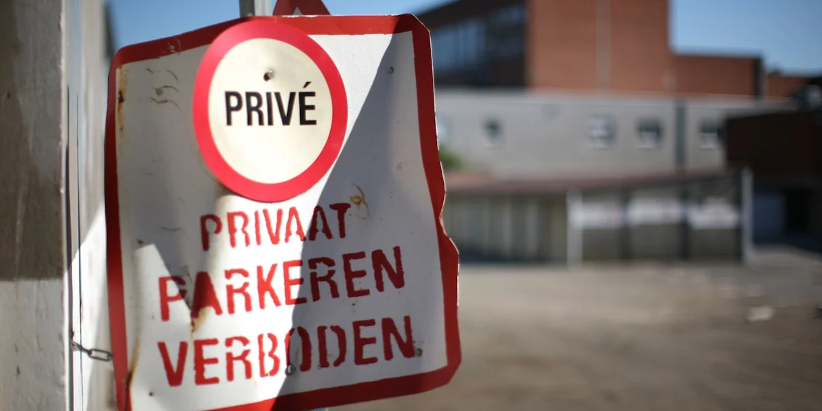 a sign on a pole