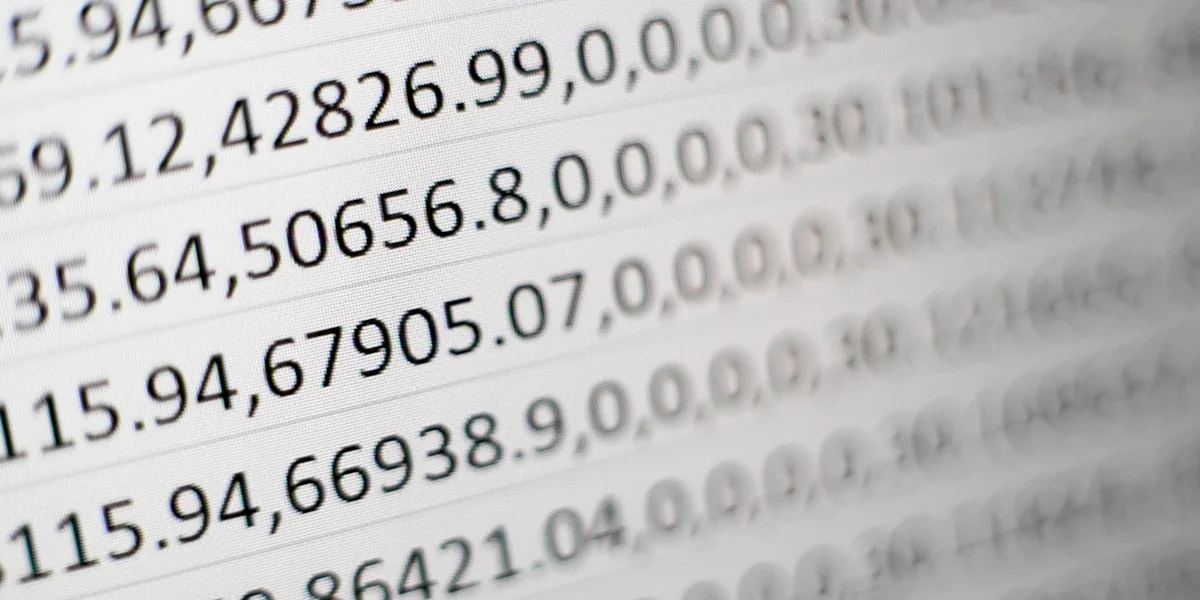 white printing paper with numbers