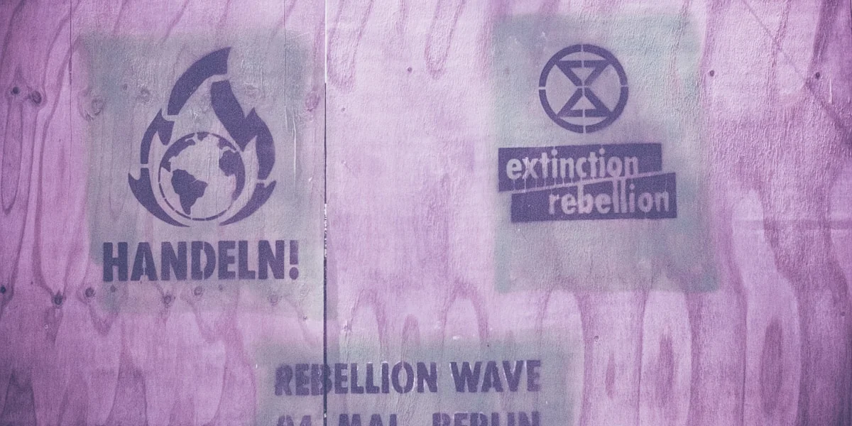a wall with some stickers on it